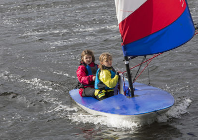 Curricular sailing on the Clyde Estuary
