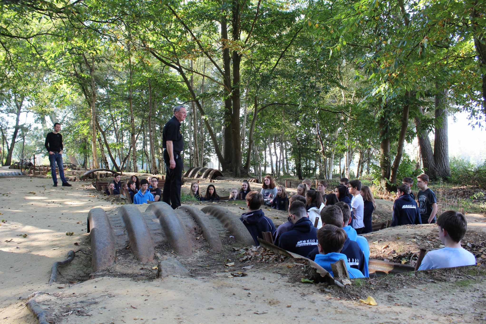 school trip to battlefields