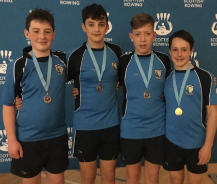 Gold at Scottish Rowing Championships 2019