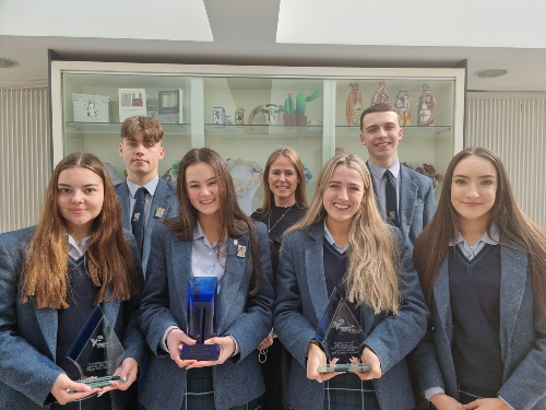 Clean Sweep at Young Enterprise Scotland Area Finals for S6 Pupils